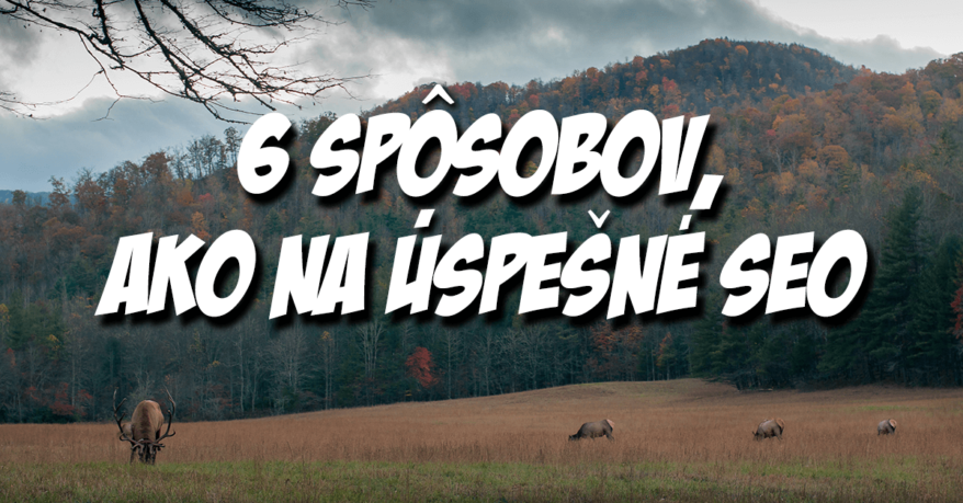 6 spôsobov ako zvýšiť úspešnosť SEO marketingu