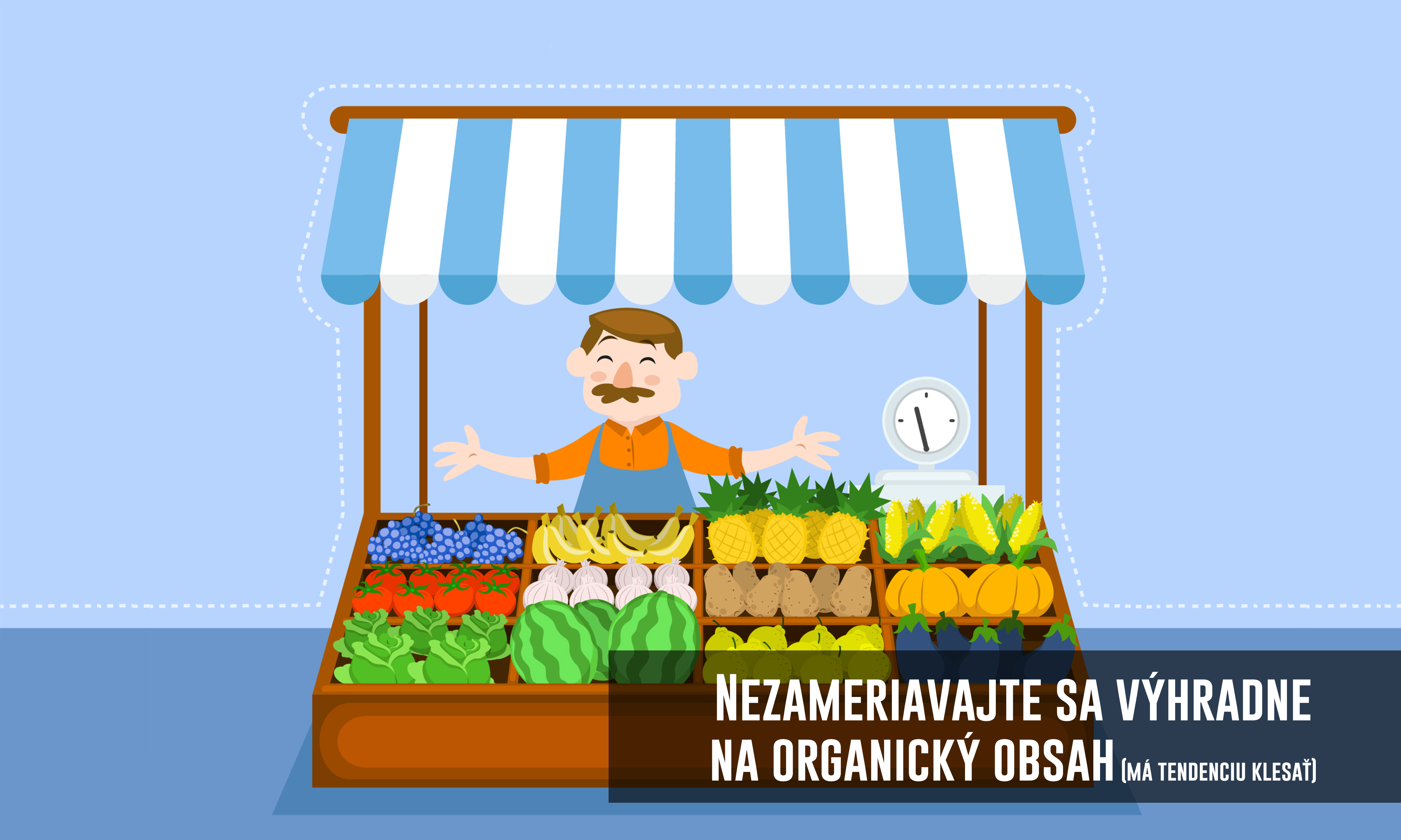 organicky dosah klesa